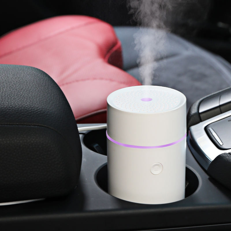 Car Diffuser Aroma Ultrasonic Water Mist Humidifier Lighting Oils Diffuser Car Aroma
